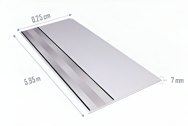Techo PVC 25cm