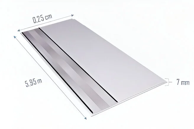 Techo PVC 25cm