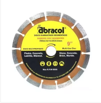 REF 55069 DISCO DIAMANTADO SEMENTADO ABRACOL 9
