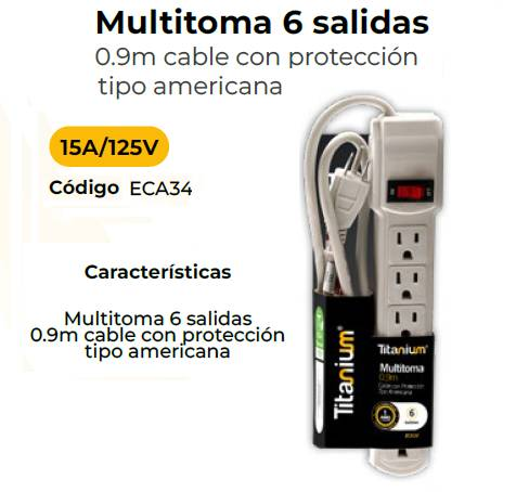 REF ECA34 MULTITOMA 6 SALIDAS 0.9