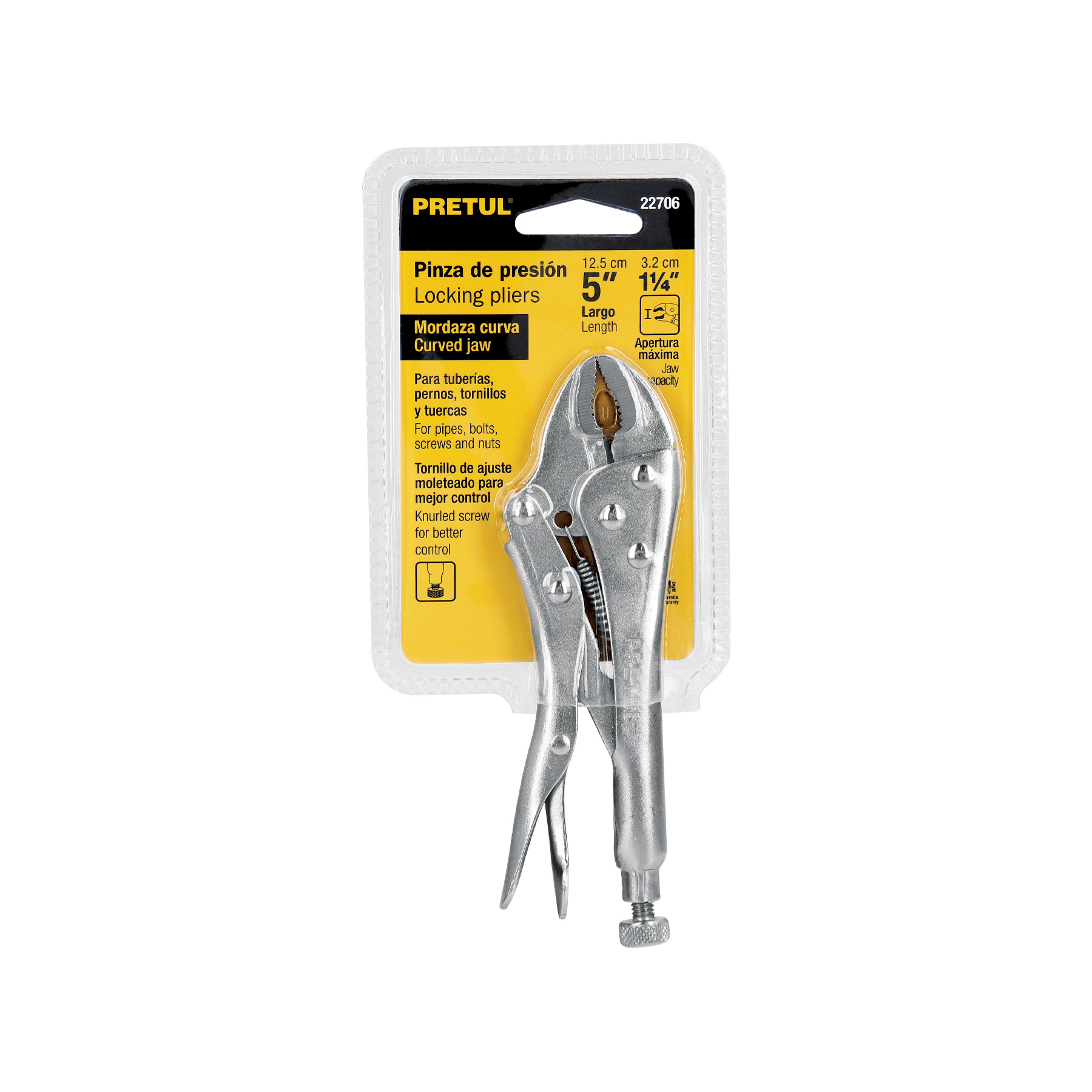 REF 22706 PINZA PRESION 5"