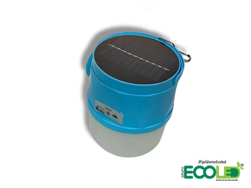REF GL-024-TBA BOMBILLO SOLAR RECARGABLESCON LINTERNA