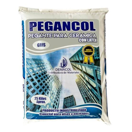 PEGANTE CERAMICO ECO PEGANCOL 25KG GRIS
