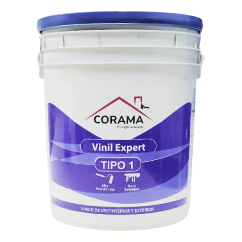 REF VB-5001 VINILO BLANCO TIPO 1 FINO - CUÑETE MARCA CORAMA