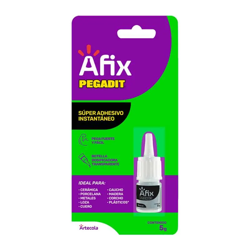 REF 0402909 SUPERA PEG M X5 ADESIVO INSTANTANEO AFIX