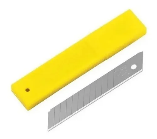REF YES 1445-18MM CUCHILLA REPUESTO BISTURI X10  MARCA EXPORT