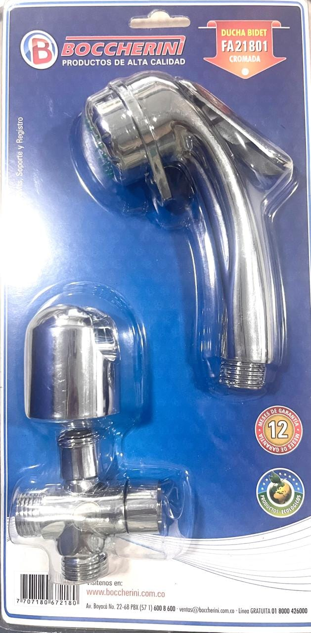 REF 21801 DUCHA BIDET CROMADA BOCHERINI