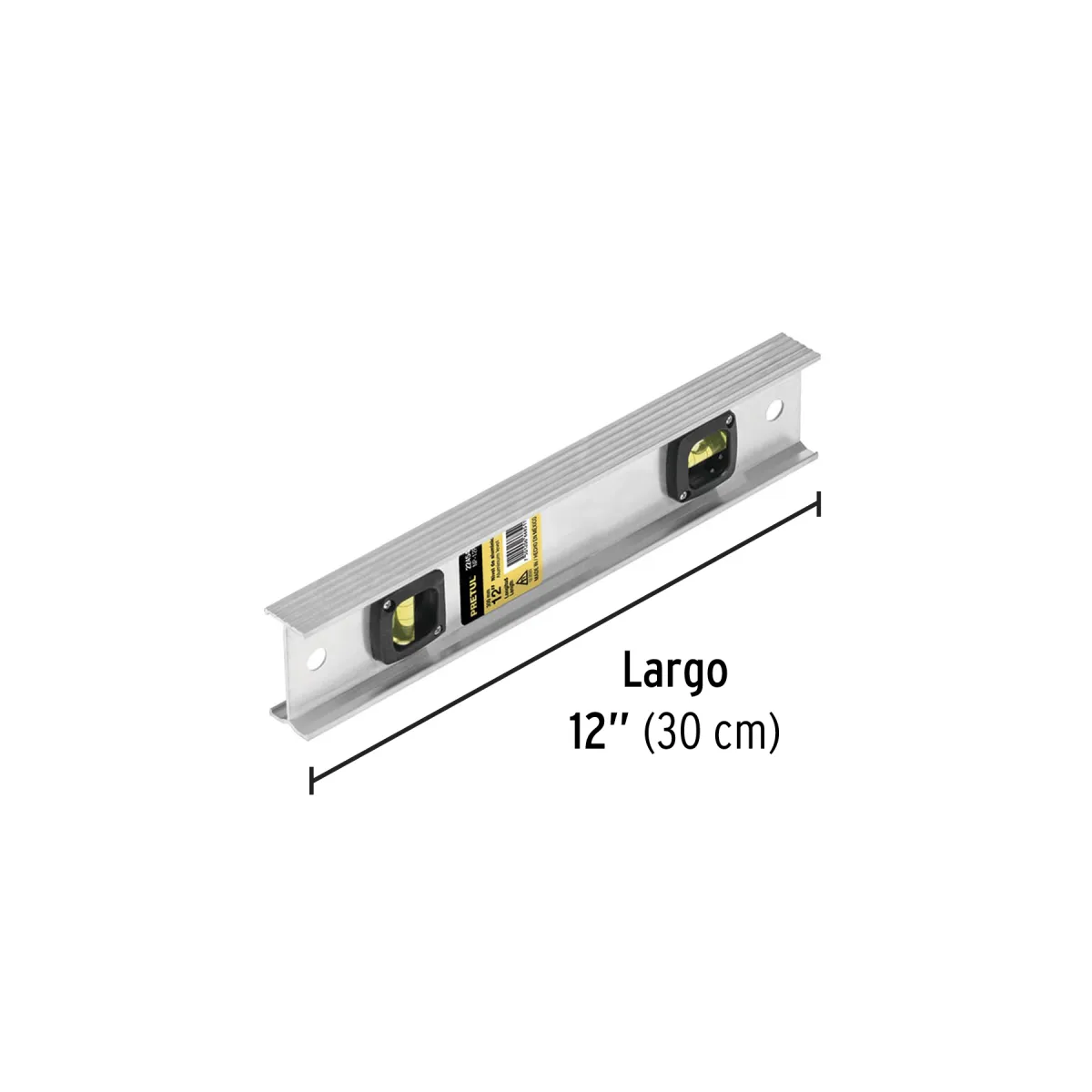 REF 22454 NIVEL 12"ALUMINIO  PRETUL