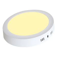REF IPL42 PANEL 12W REDONDO SOBREPONER LUZ CALIDA 3500K