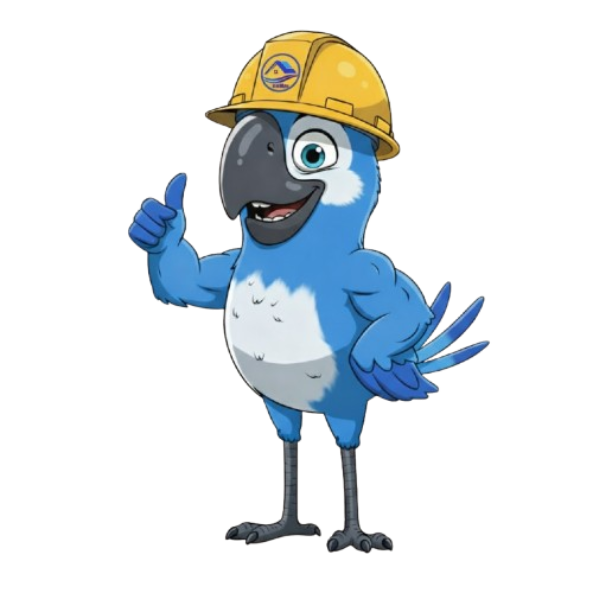 Mascota con casco, promoción 5%