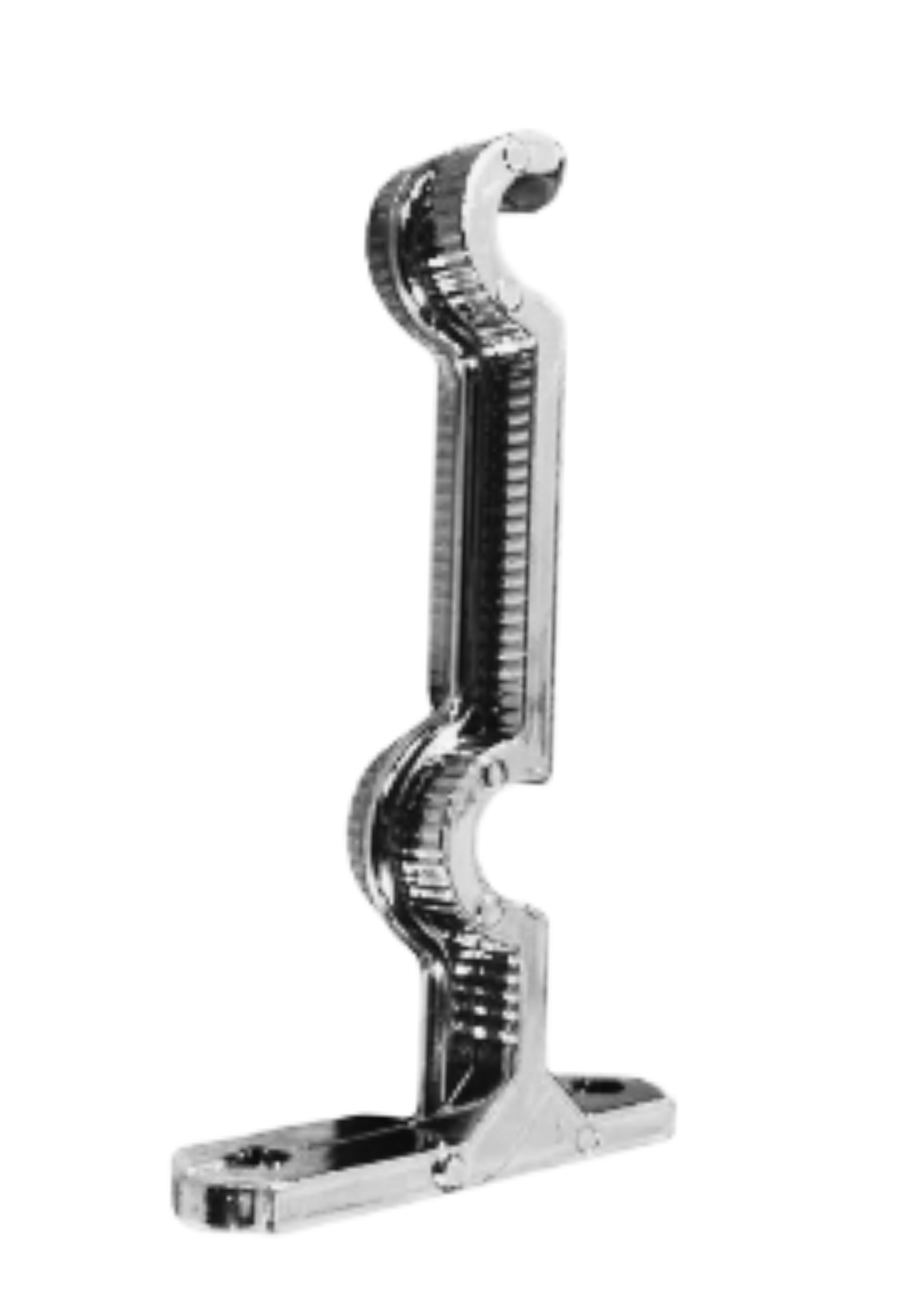 SOPORTE 3/4 ABS DOBLE CROMADO