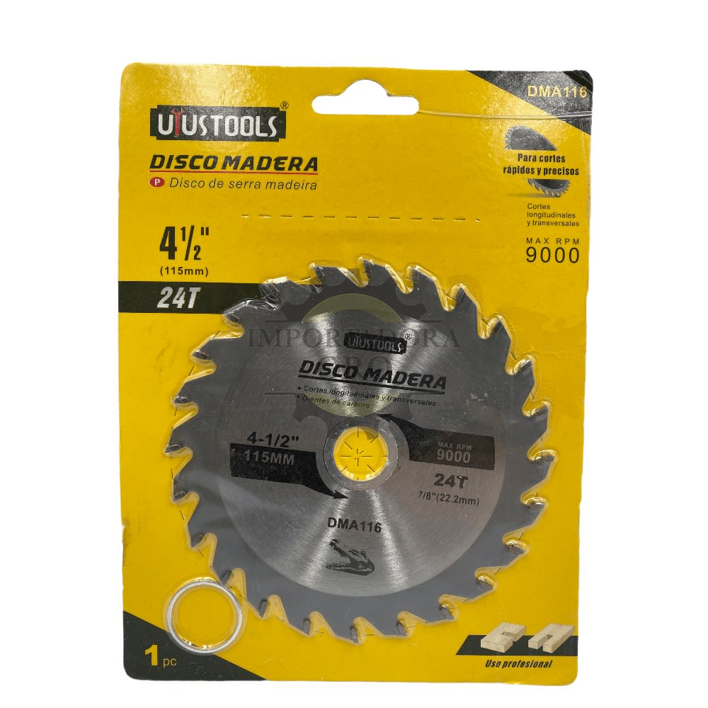 DISCO SIERRA MADERA 4" REF DMA117