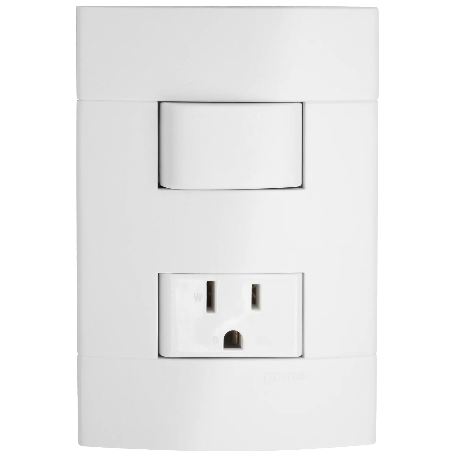 INTERRUPTOR + TOMA CORRIENTE BLANCO CINDY REF 69234