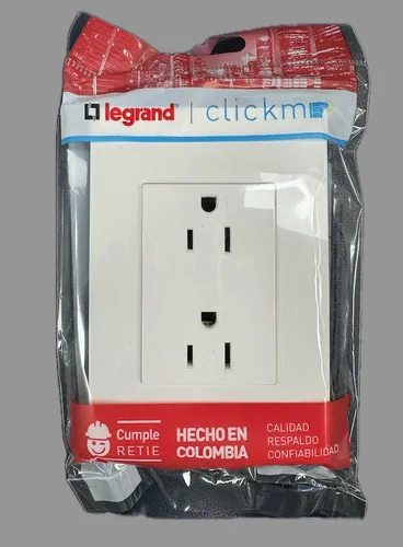 TOMA CORRIENTE DUPLEX 2P+T REF GL2-303BG